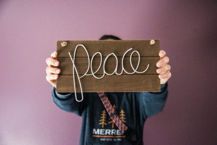 My Holiday Focus Word: PEACE image